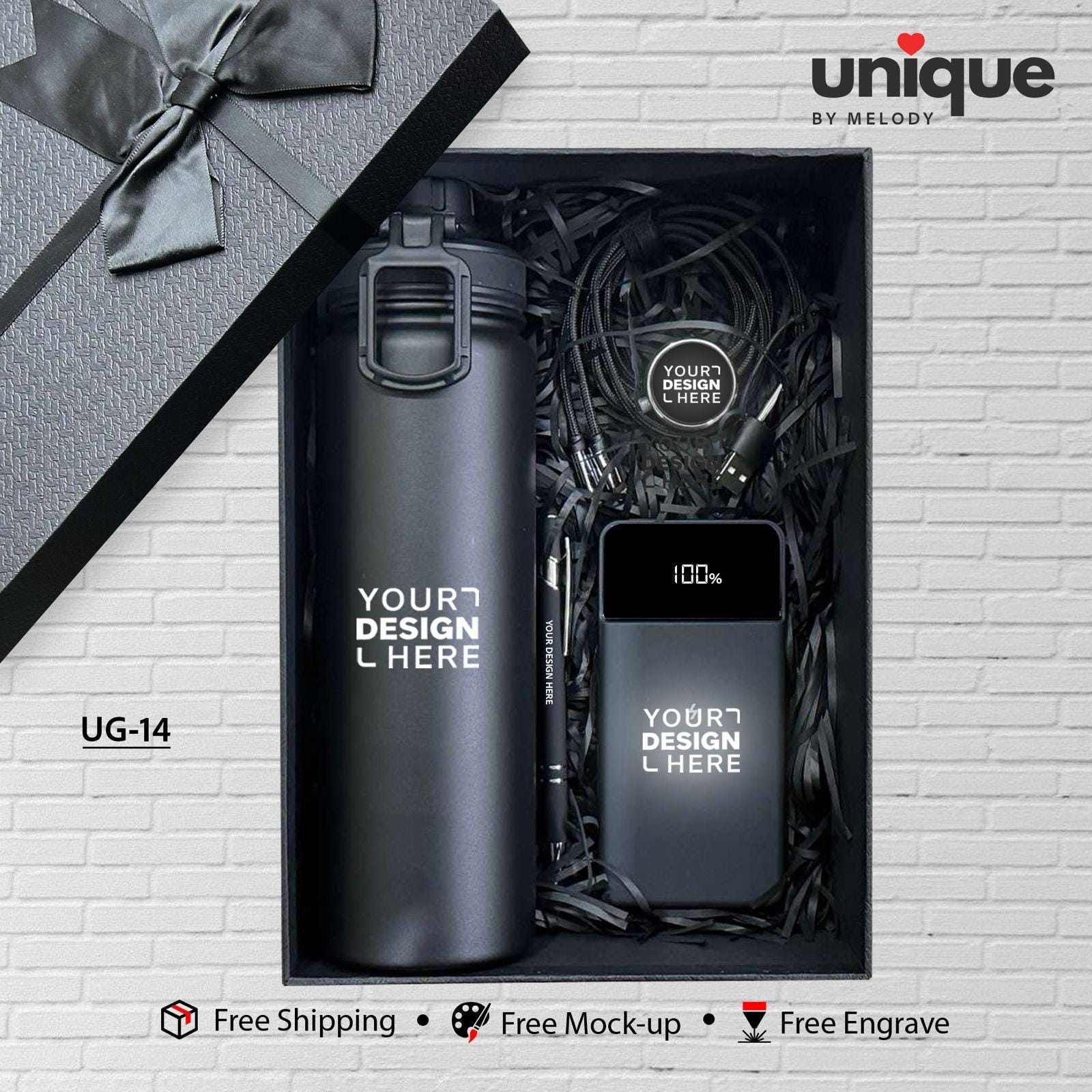 Corporate Logo Gift Box, Personalized Executive Gift Box, Client Appreciation, Onboarding Kit, Team Gift, Conference Promotional Bulk Order