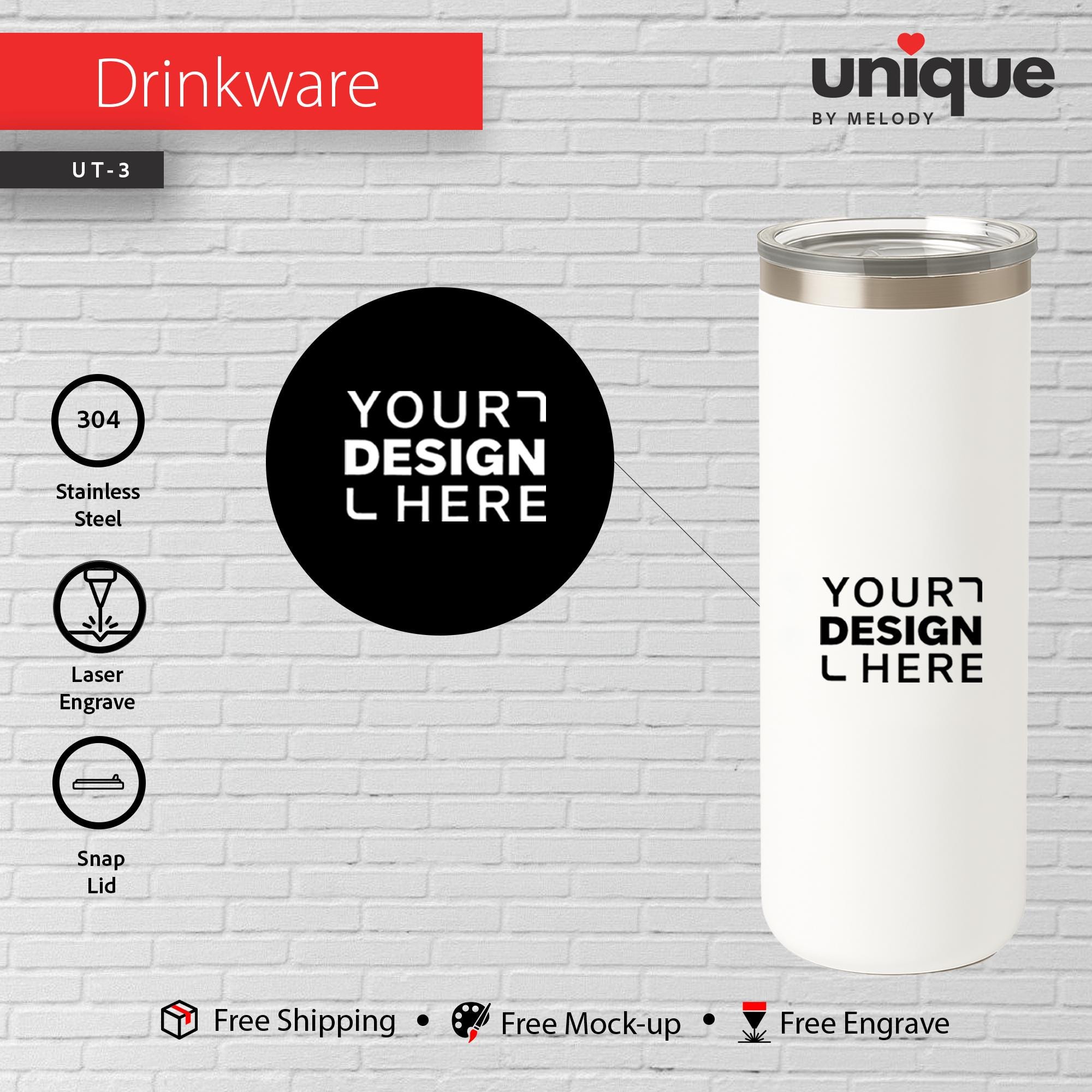 Custom Logo Stainless Steel 16oz Tumbler, Affordable Corporate Gift, Personalized Company Holiday Bulk Order Drinkware, Promotional Gift