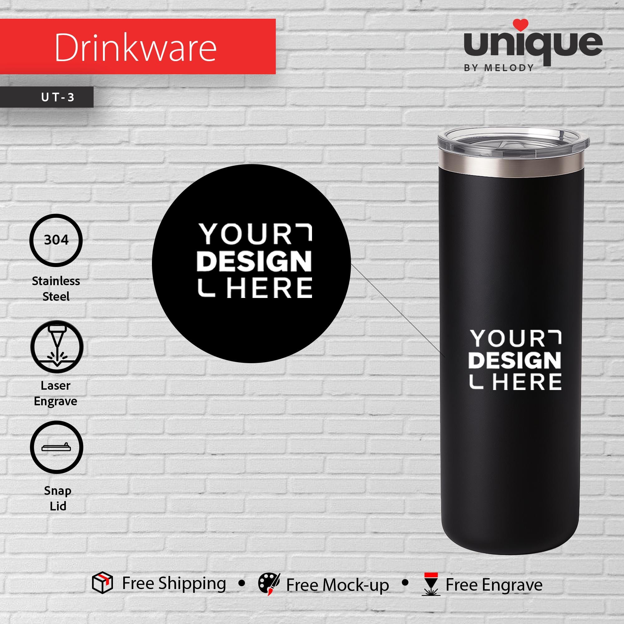 Custom Logo Stainless Steel 16oz Tumbler, Affordable Corporate Gift, Personalized Company Holiday Bulk Order Drinkware, Promotional Gift
