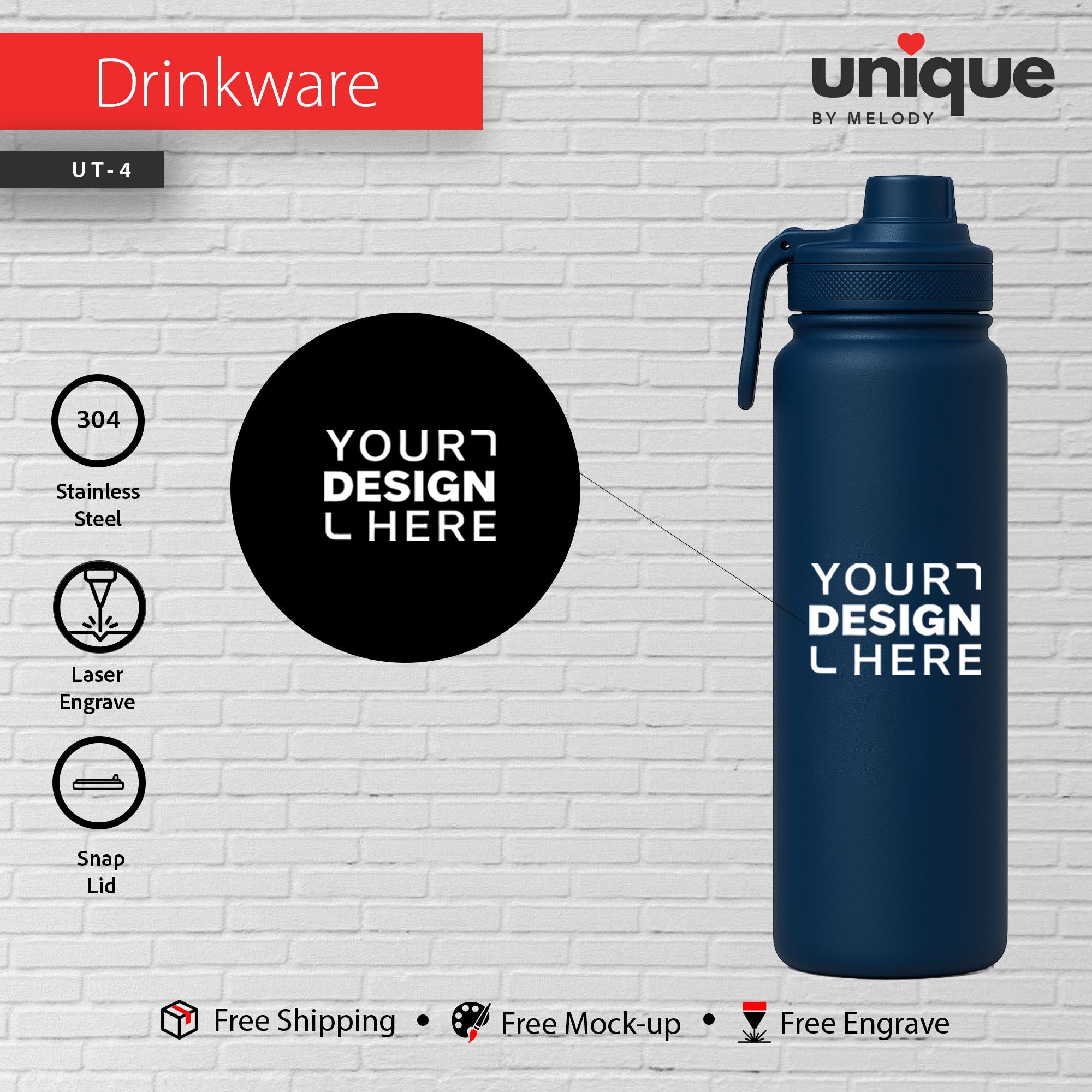 Double Wall Thermos Light-Up Charging Cable Set, Custom Logo Corporate Gift Bundle, Personalized Drinkware Tech Gift, Promotional Bulk Order