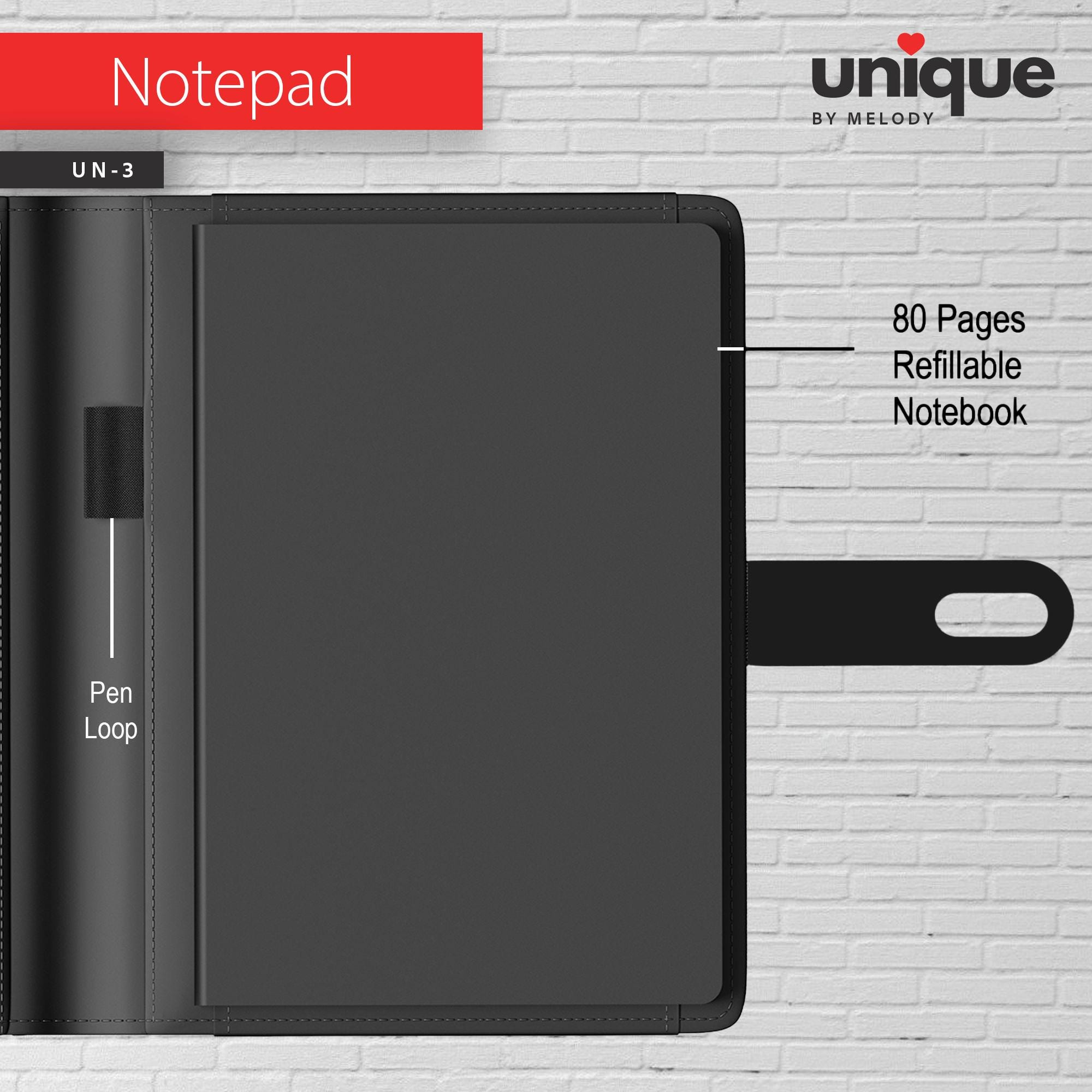 Personalized Light-Up Tech A5 Portfolio & Cable Gift Set, Custom Company Promotional Refillable Journal, Corporate Holiday Bulk Gifts