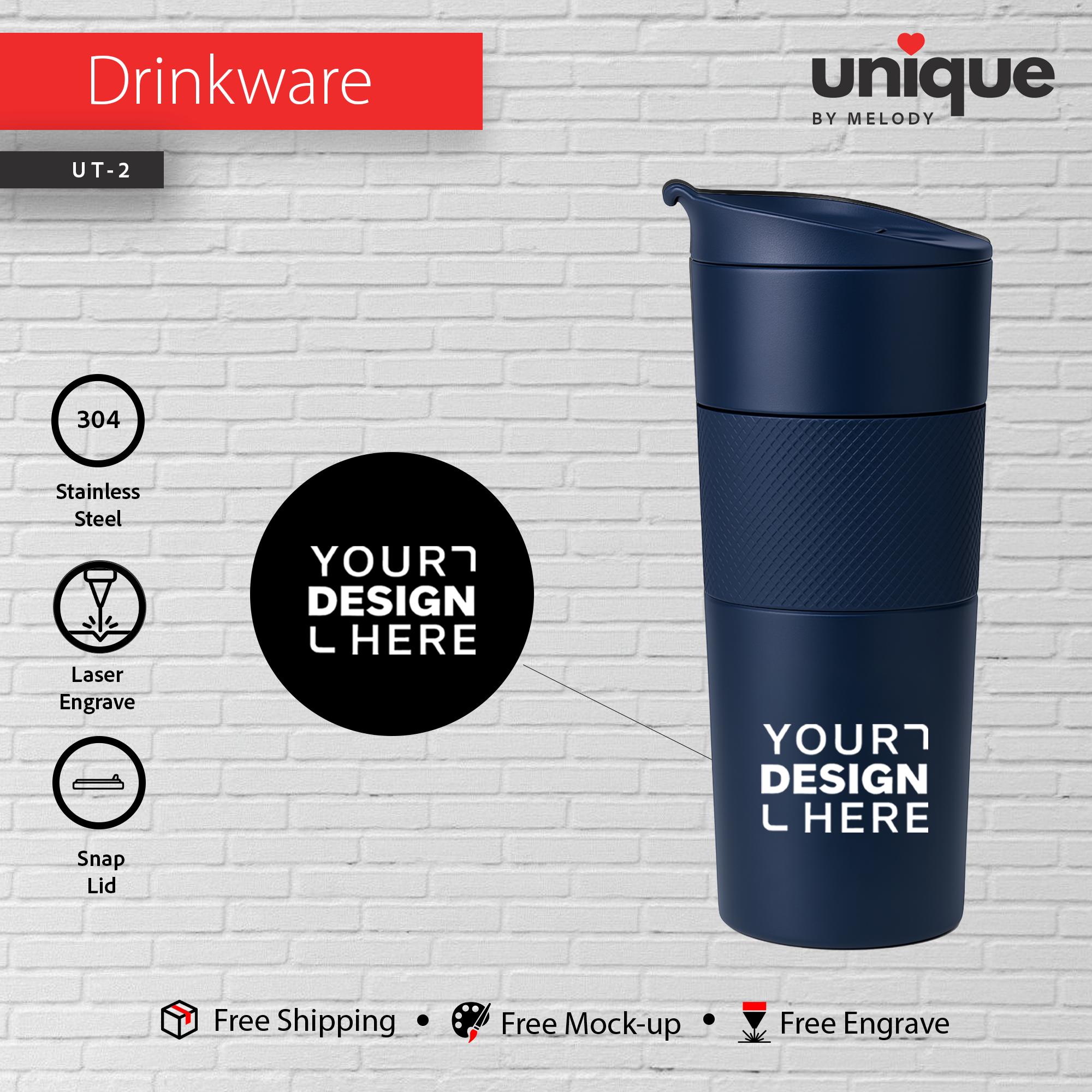 Company Custom Logo Gift Box Personalized Tumbler Light-Up Charging Cord and Stylus Pen, Corporate Holiday Tech Promotional Bulk Order