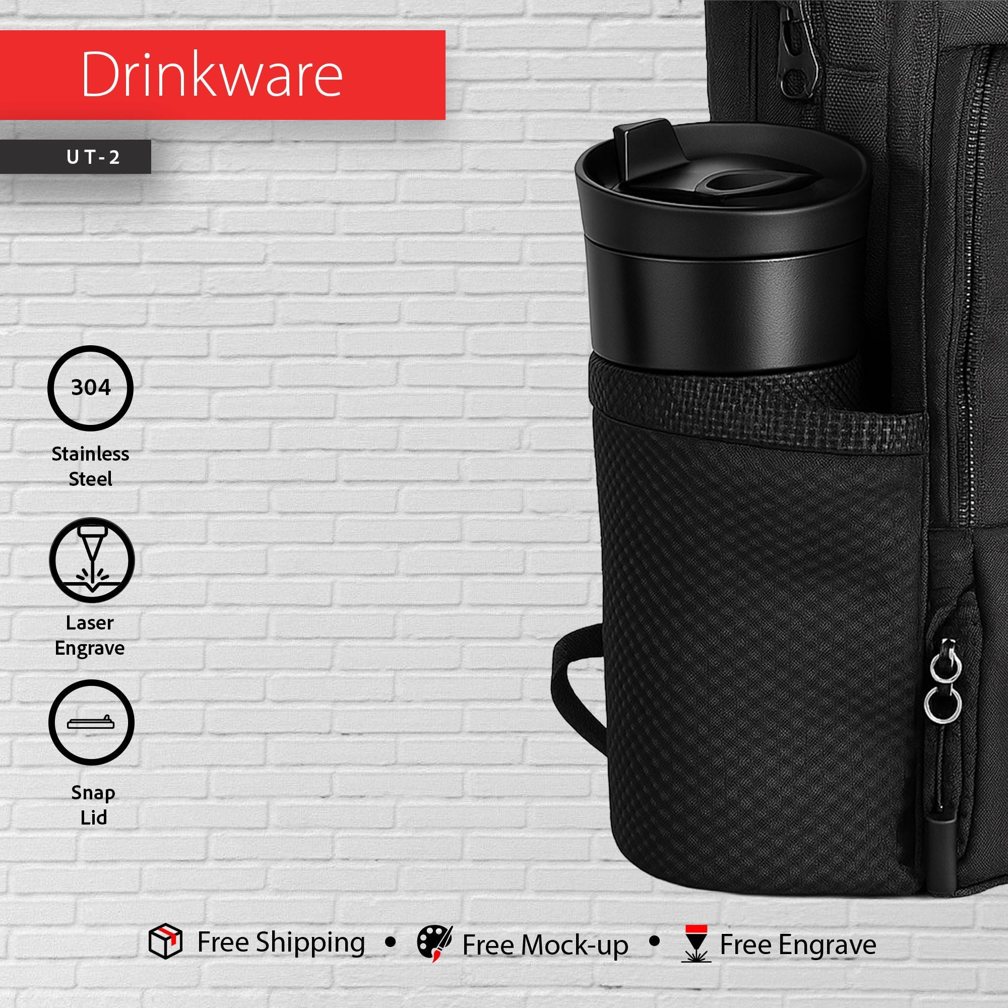 Personalized Tumbler Gift Set, Custom Logo Light-Up Charging Cord Bundle, Corporate Holiday Tech Gift, Promotional Bulk Order, Charge Cable