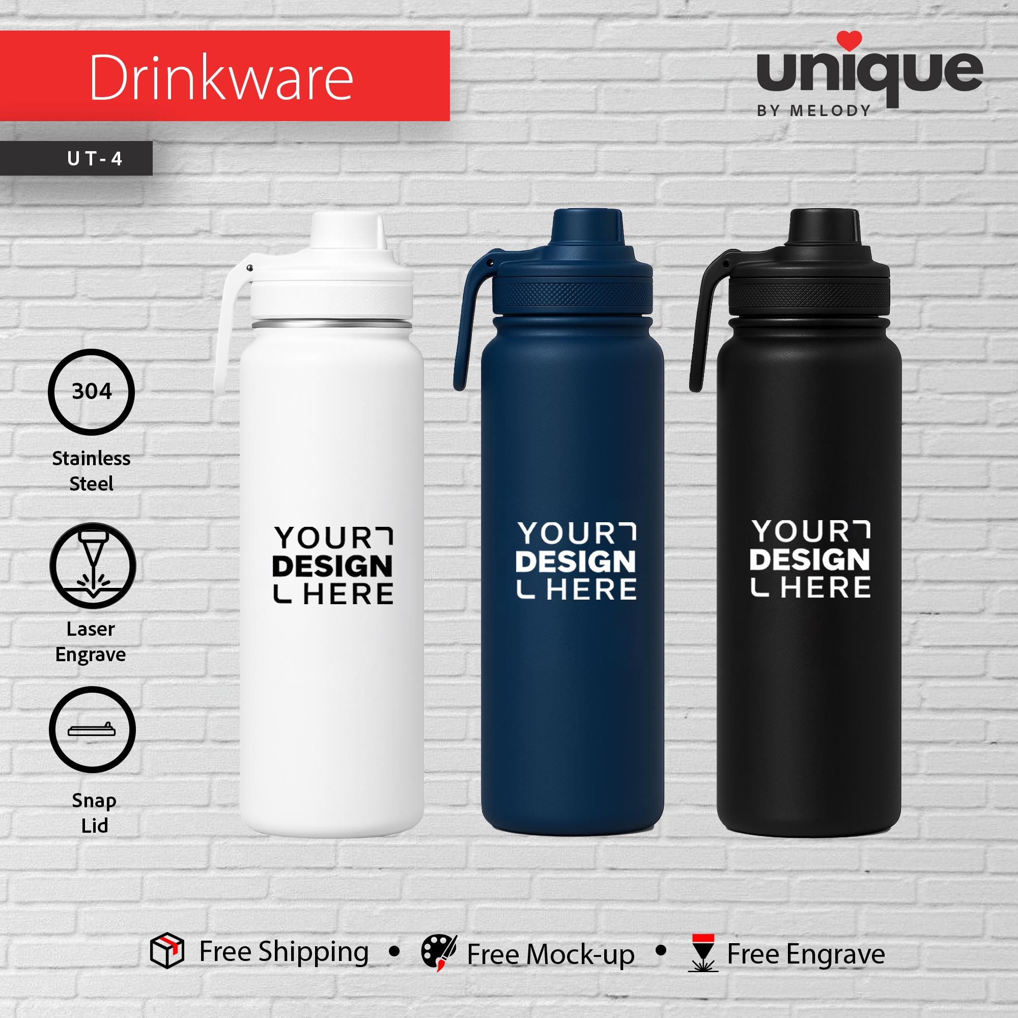 Double Wall Thermos Light-Up Charging Cable Set, Custom Logo Corporate Gift Bundle, Personalized Drinkware Tech Gift, Promotional Bulk Order