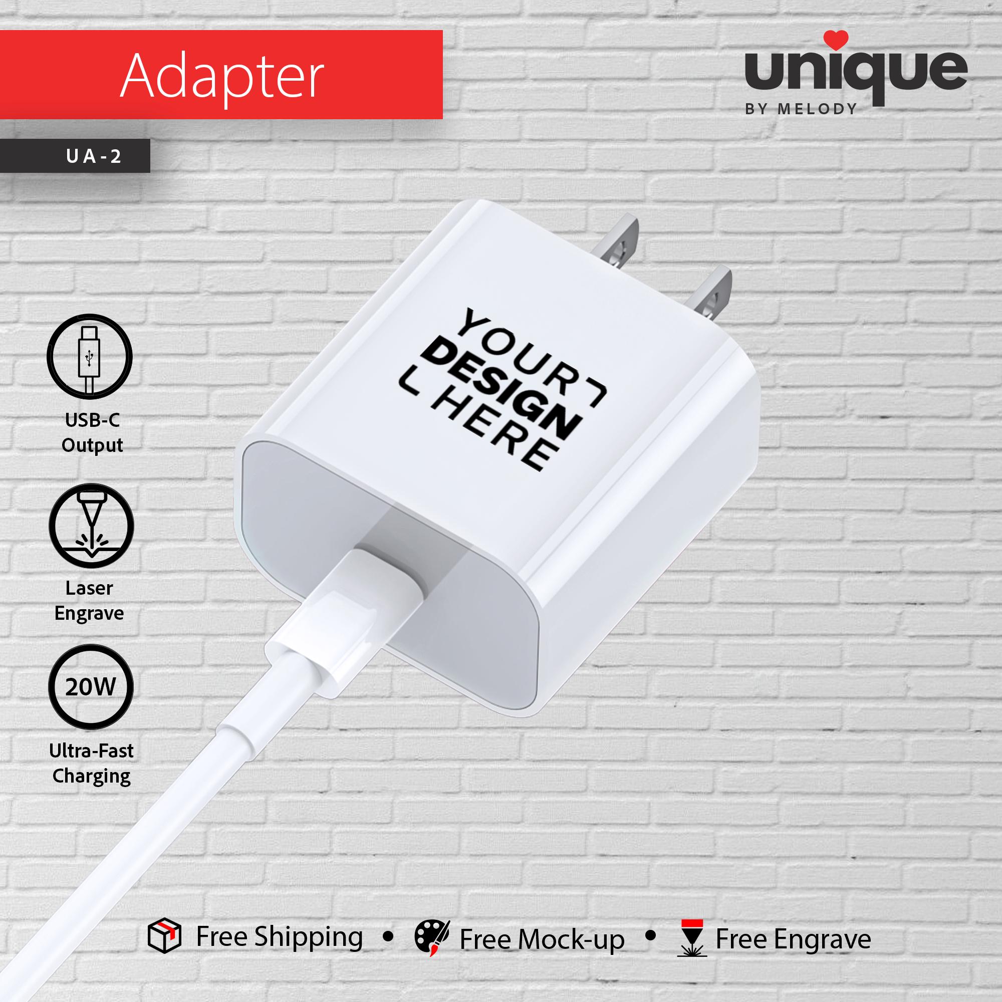 Custom 20W PD Wall Charger, USB-C Fast Charging Adapter, Corporate Gift for Clients, Affordable Business Bulk Orders, Promotional Logo Gift