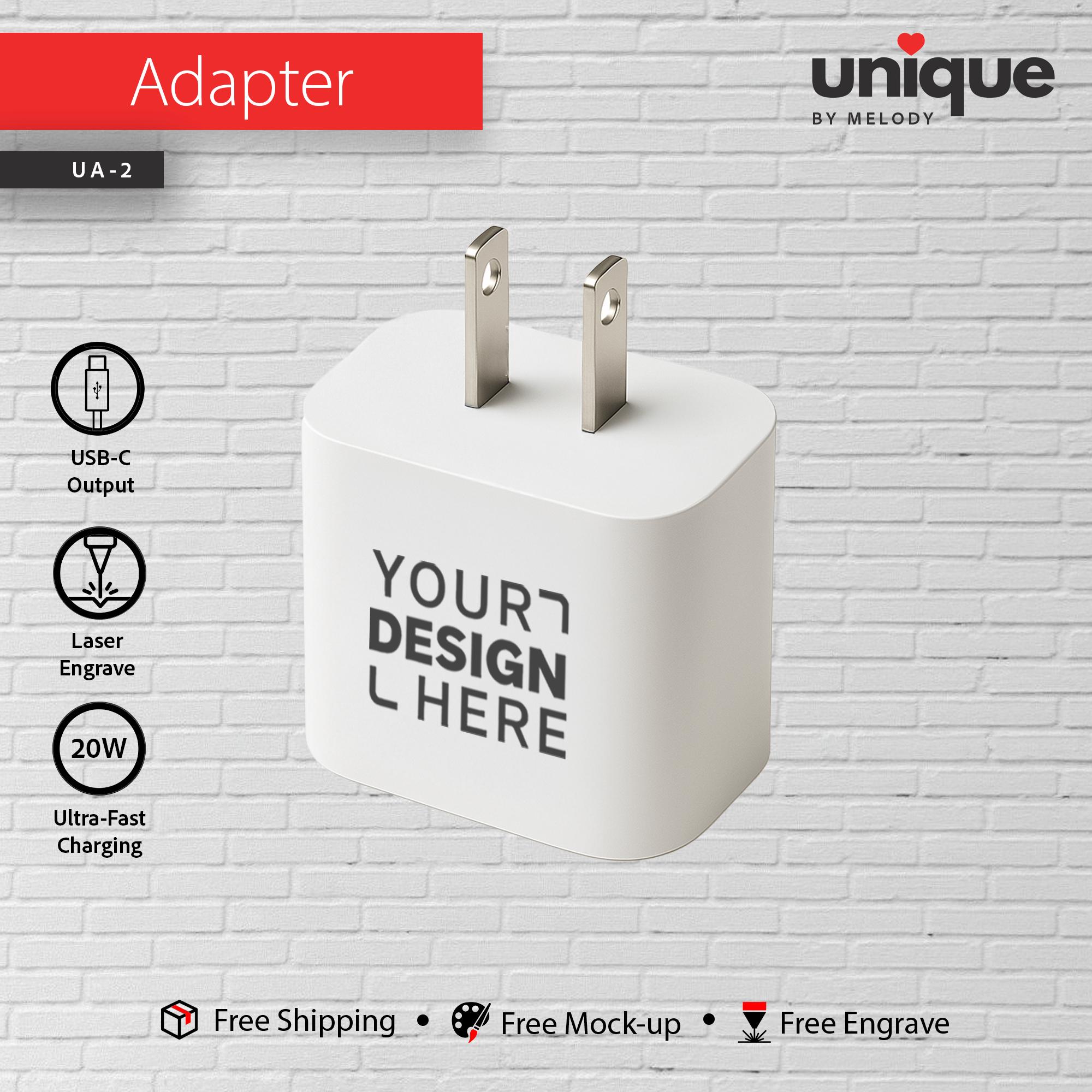 Custom 20W PD Wall Charger, USB-C Fast Charging Adapter, Corporate Gift for Clients, Affordable Business Bulk Orders, Promotional Logo Gift