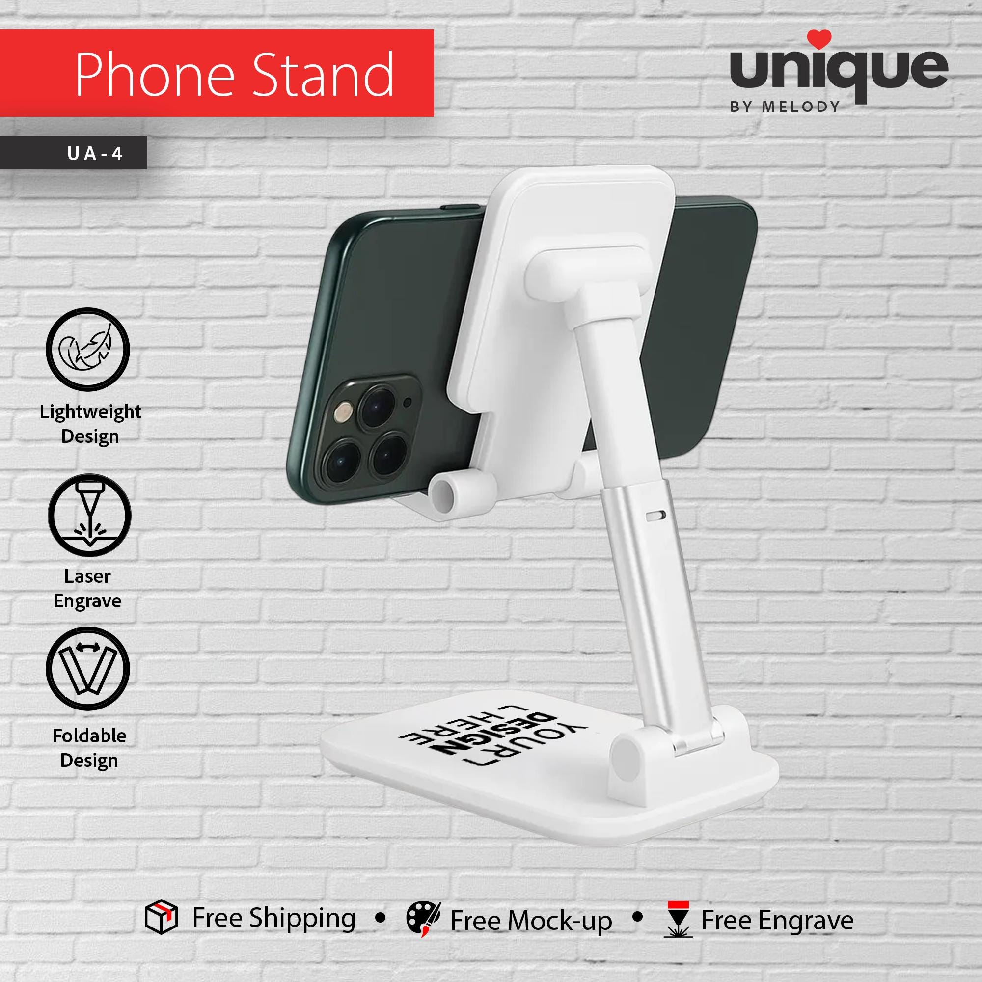 Corporate Logo Gift Box with Adjustable Phone Stand Wall Charger Light-Up Cable Stylus Pen, Custom Logo Premium Business Gift Set