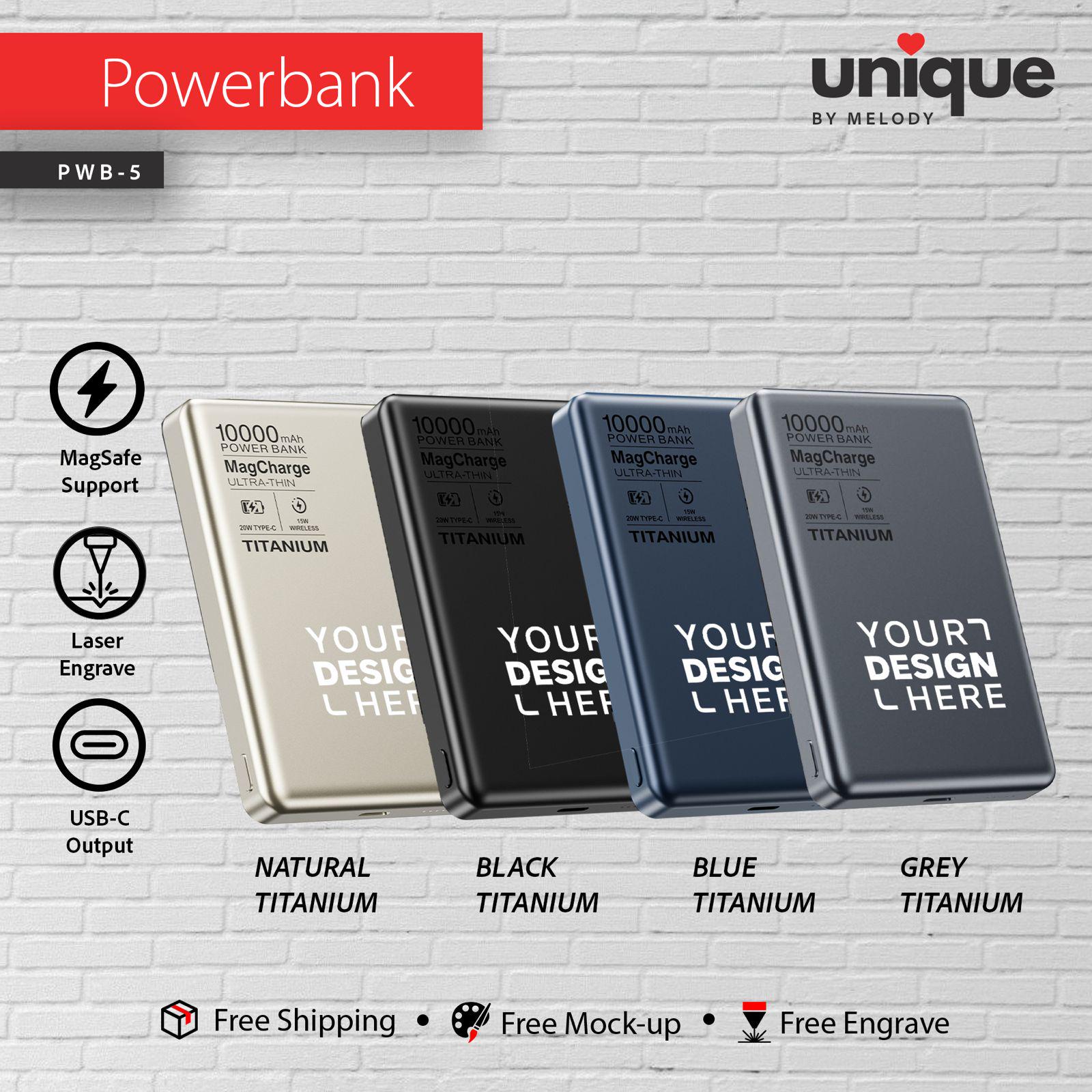 Company Logo Charger Portable, Personalized Power Bank, Bulk Corporate Gift for Employee Onboarding Trade Show Conference Business Event