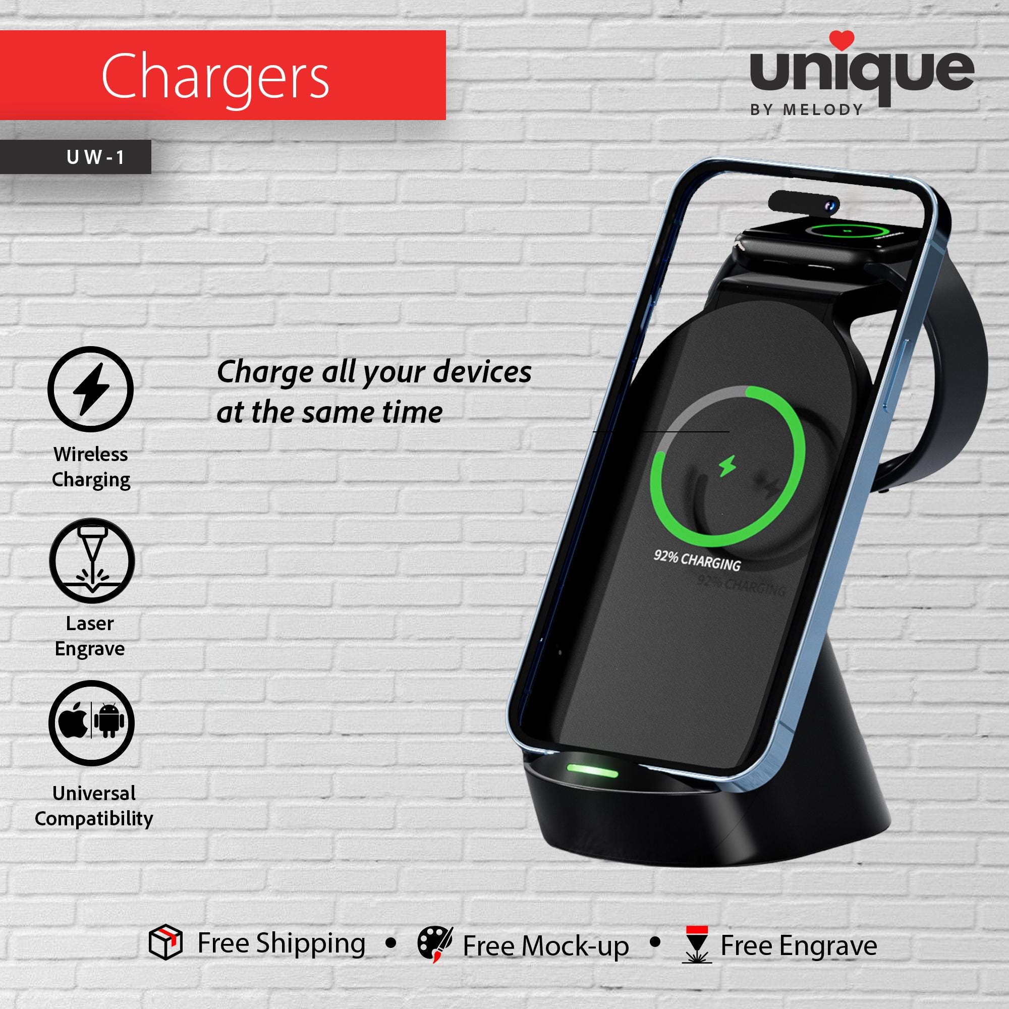 Corporate Gift Box 15W 3in1 Wireless Desktop Charging Station Light-Up Cable Stylus Pen Custom Logo Premium Business Gift Set