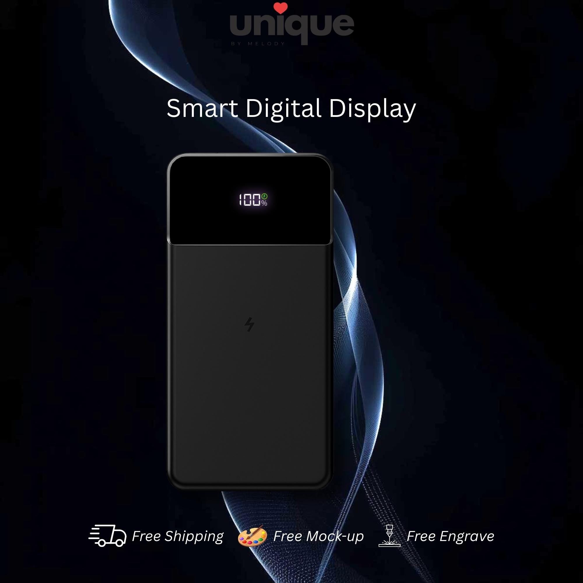 Magsafe Charger Light Up Logo Custom Executive Fast Charging Magnetic Portable Powerbank Wireless Luxury Corporate VIP Client Tech Gift