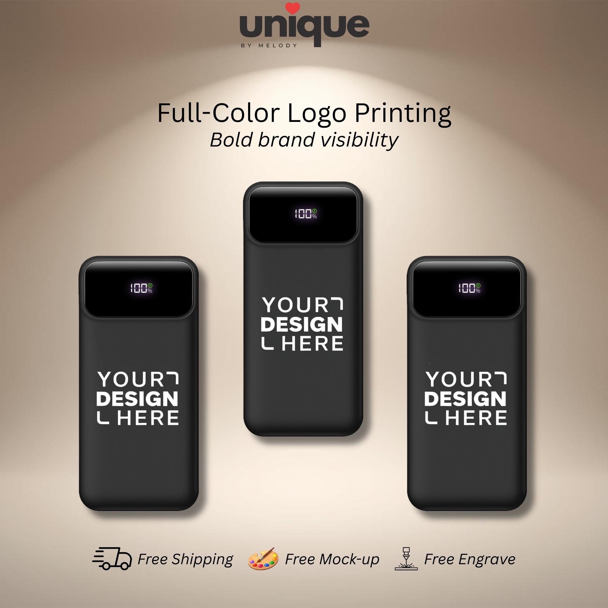 Custom Logo Powerbank with Built in Cables 10000mah PD Branded Fast Charging Portable Corporate Tech Gift for Employee Client Trade Show