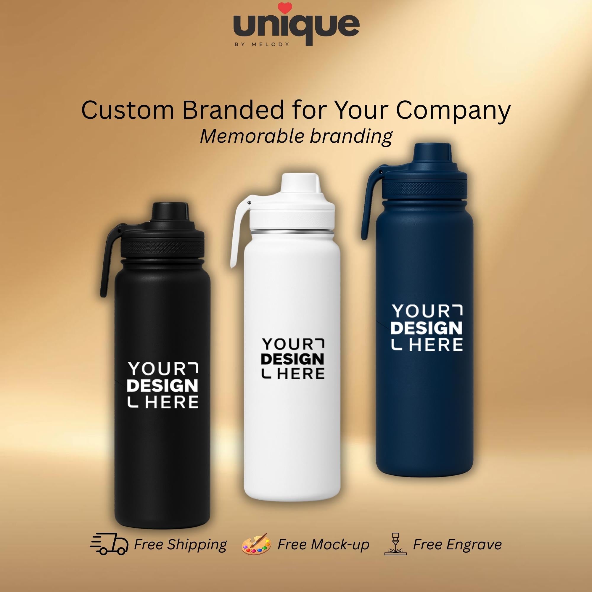 Personalized Tumbler Stainless Steel Corporate Logo Gift New Year End Event Giveaway Company Employee Client Appreciation