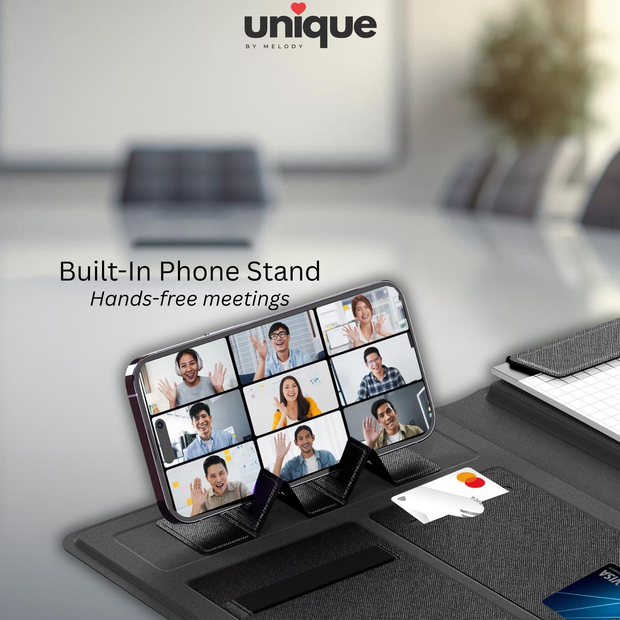 Custom Logo Laser Engraved Portfolio Tech A4 Executive Business Portfolio with Powerbank Conference Meeting Corporate Client Trade Show Gift