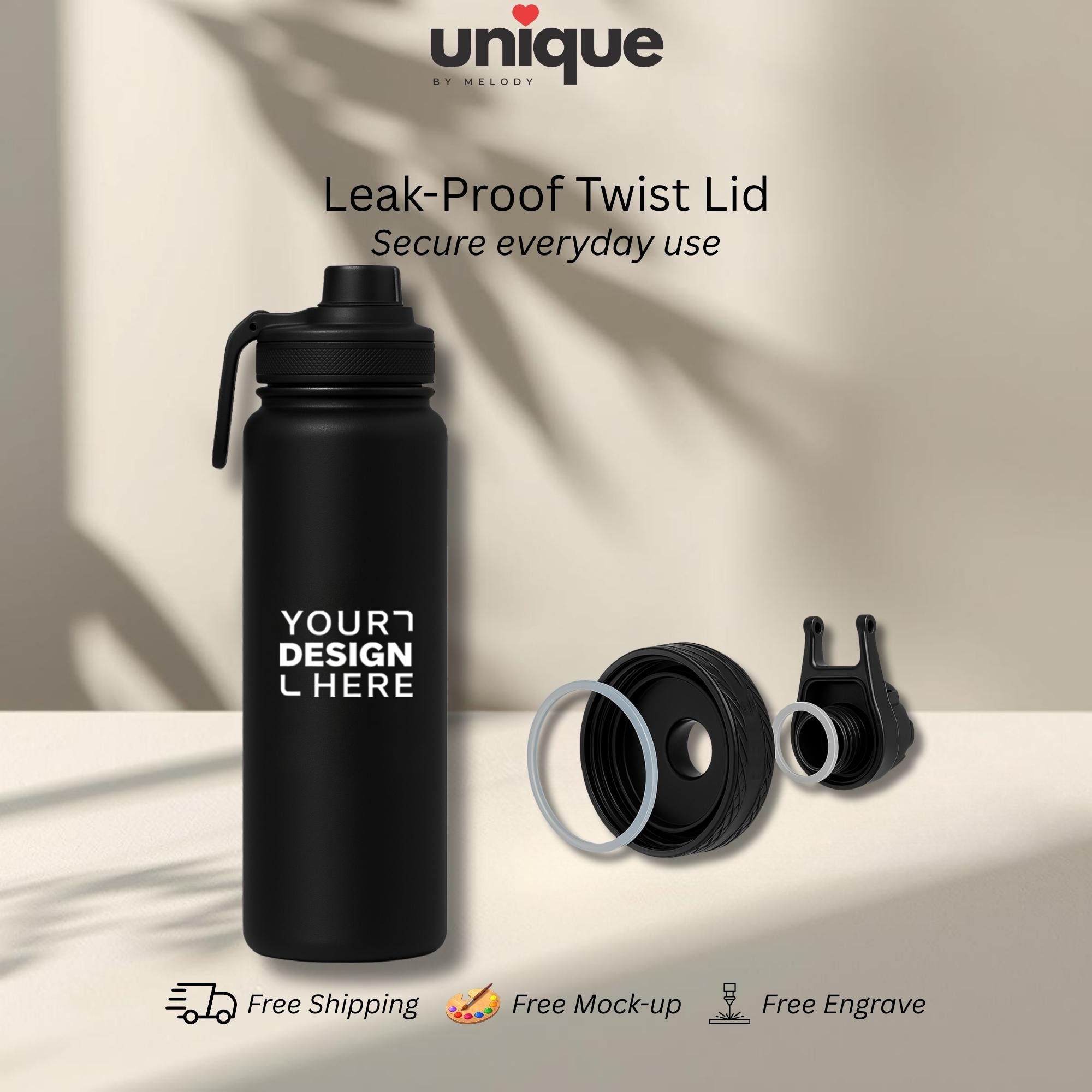 Custom Logo Stainless Steel Tumbler Personalized Corporate Employee Client Gift Thermos with Engraved Branding