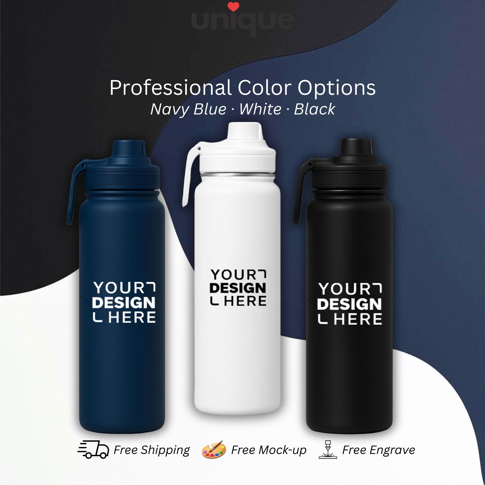 Custom Logo Stainless Steel Tumbler Personalized Corporate Employee Client Gift Thermos with Engraved Branding