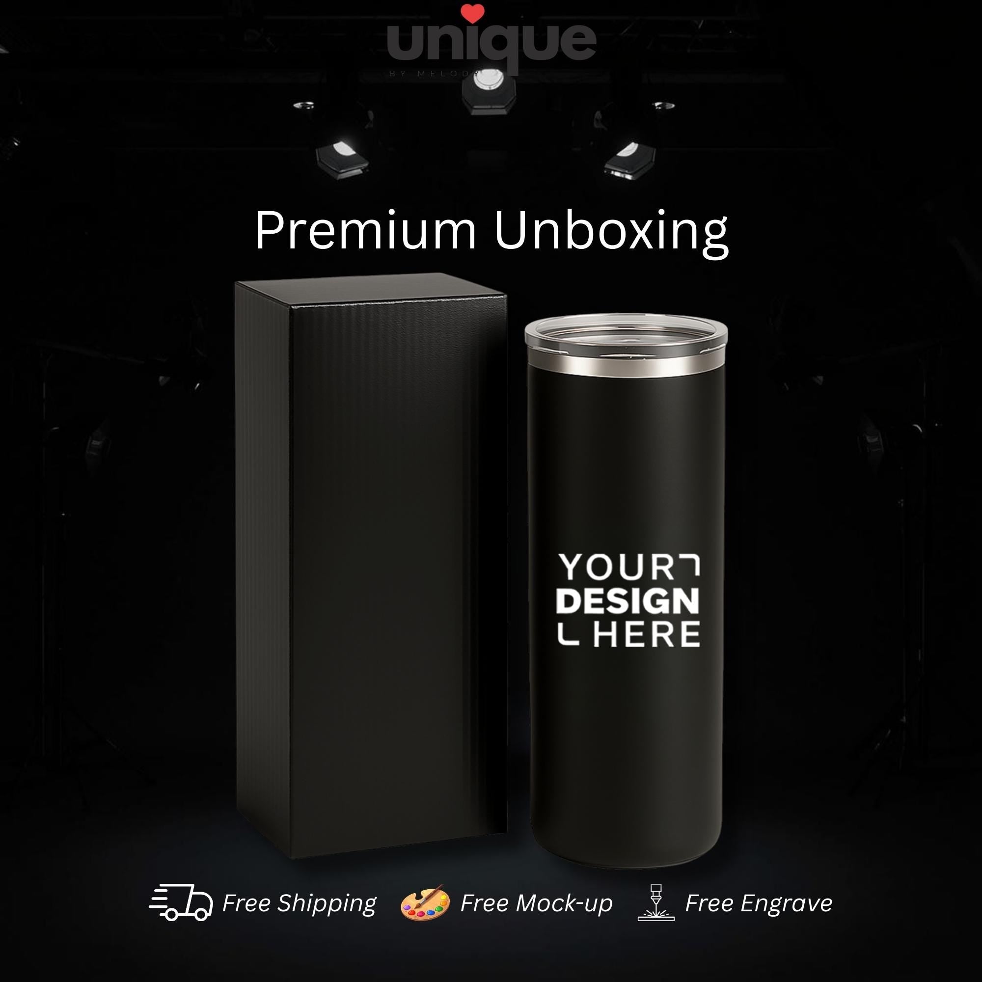 Custom 16oz Stainless Steel Tumbler with Logo Executive Corporate Gift