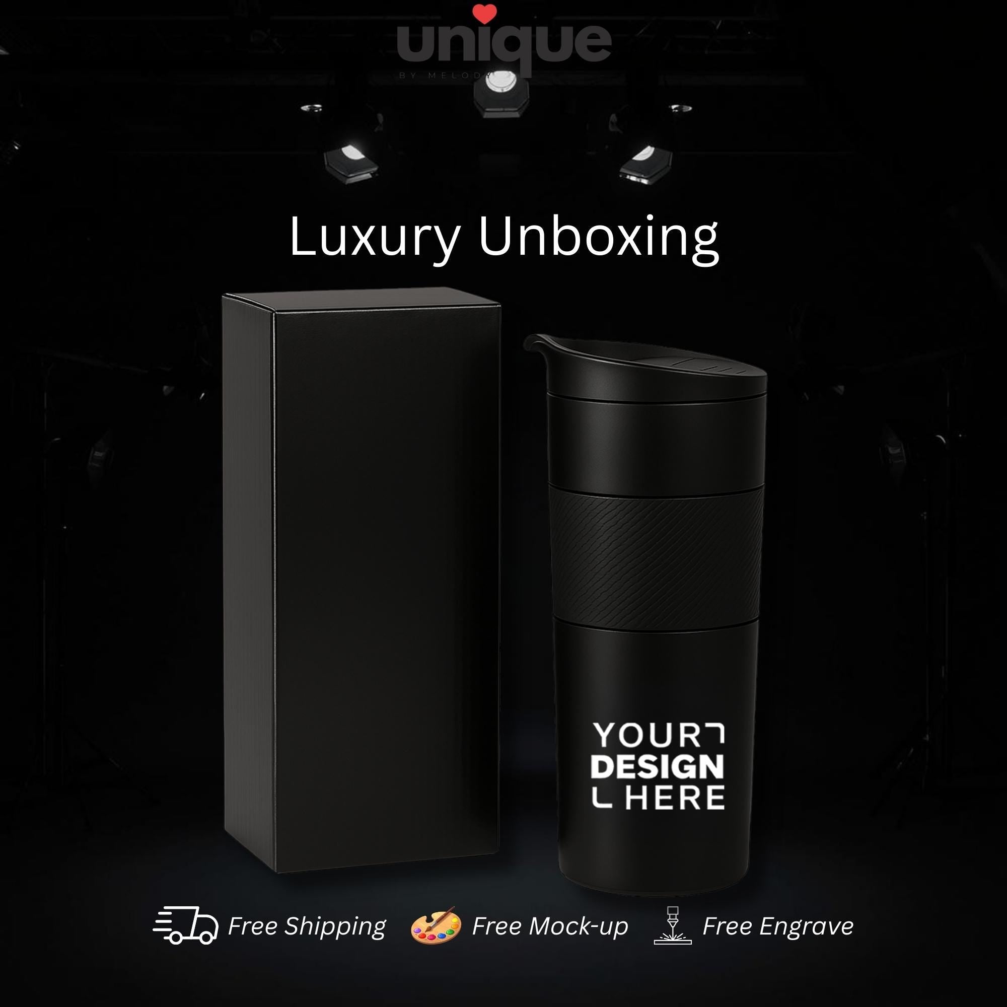 Luxury Tumbler Stainless Steel Executive Drinkware Corporate VIP Client Business Gift Office Coffee Thermos