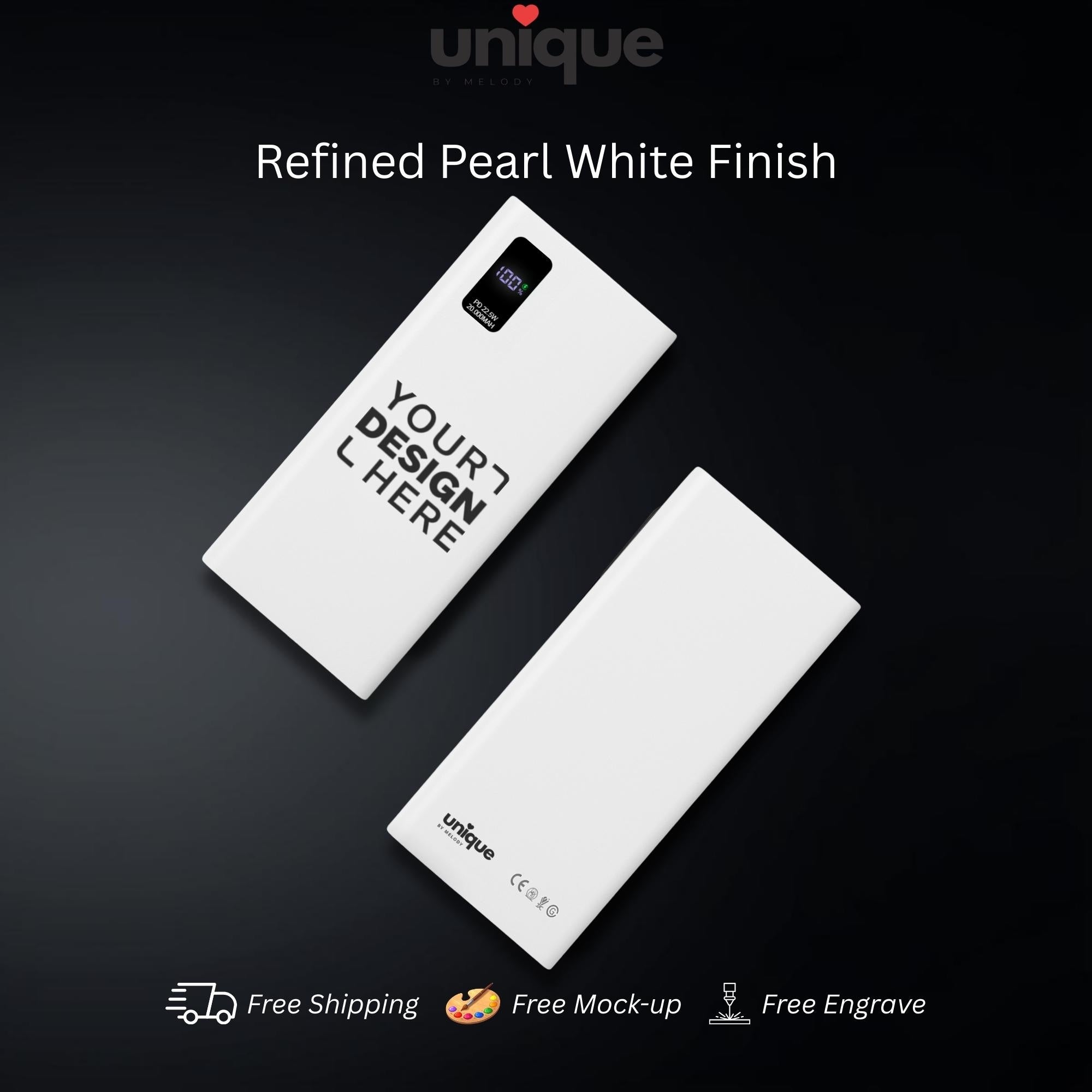 Custom Logo Portable Charger Fast Charging Powerbank Executive Corporate Gift