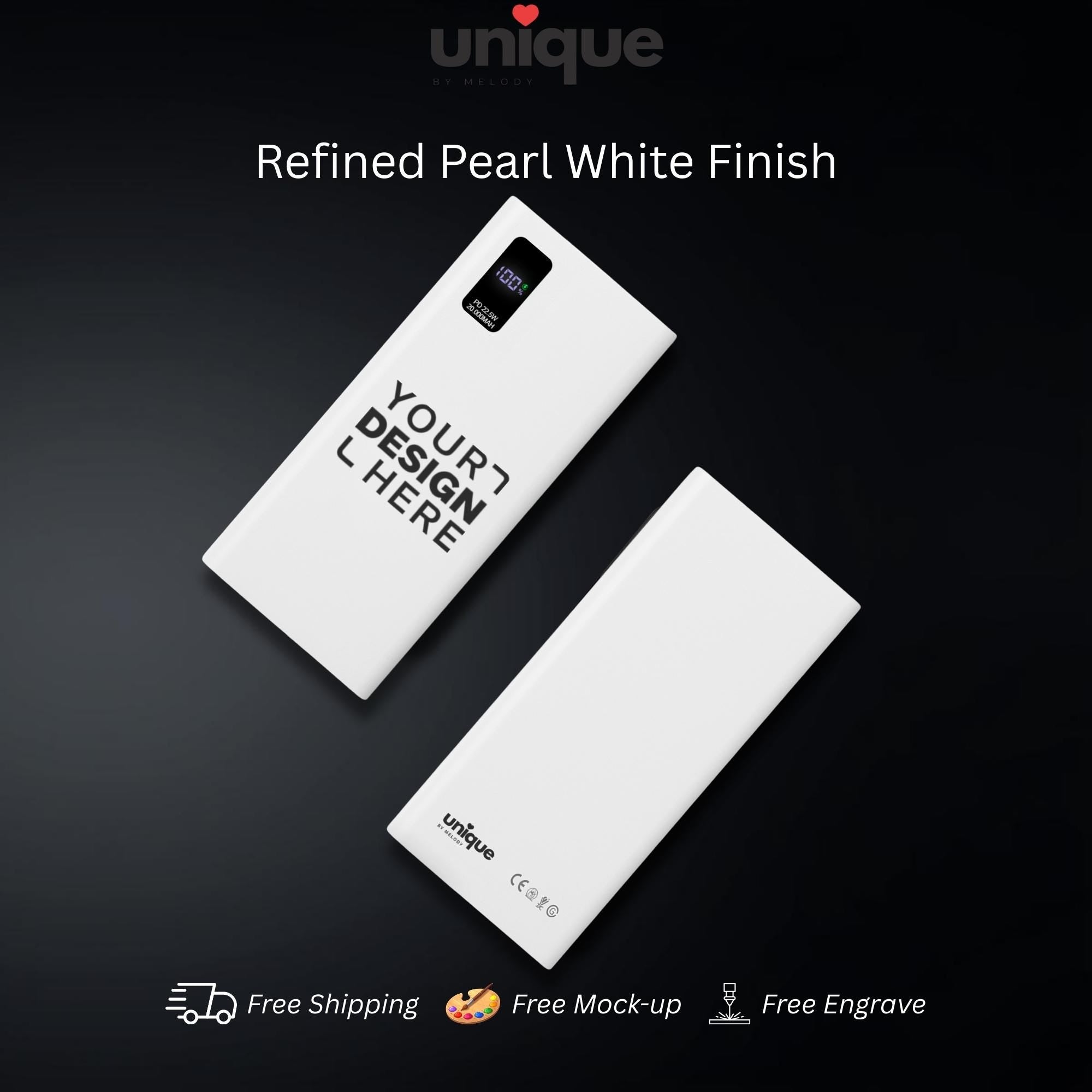 Custom Logo Portable Charger Fast Charging Powerbank Executive Corporate Gift