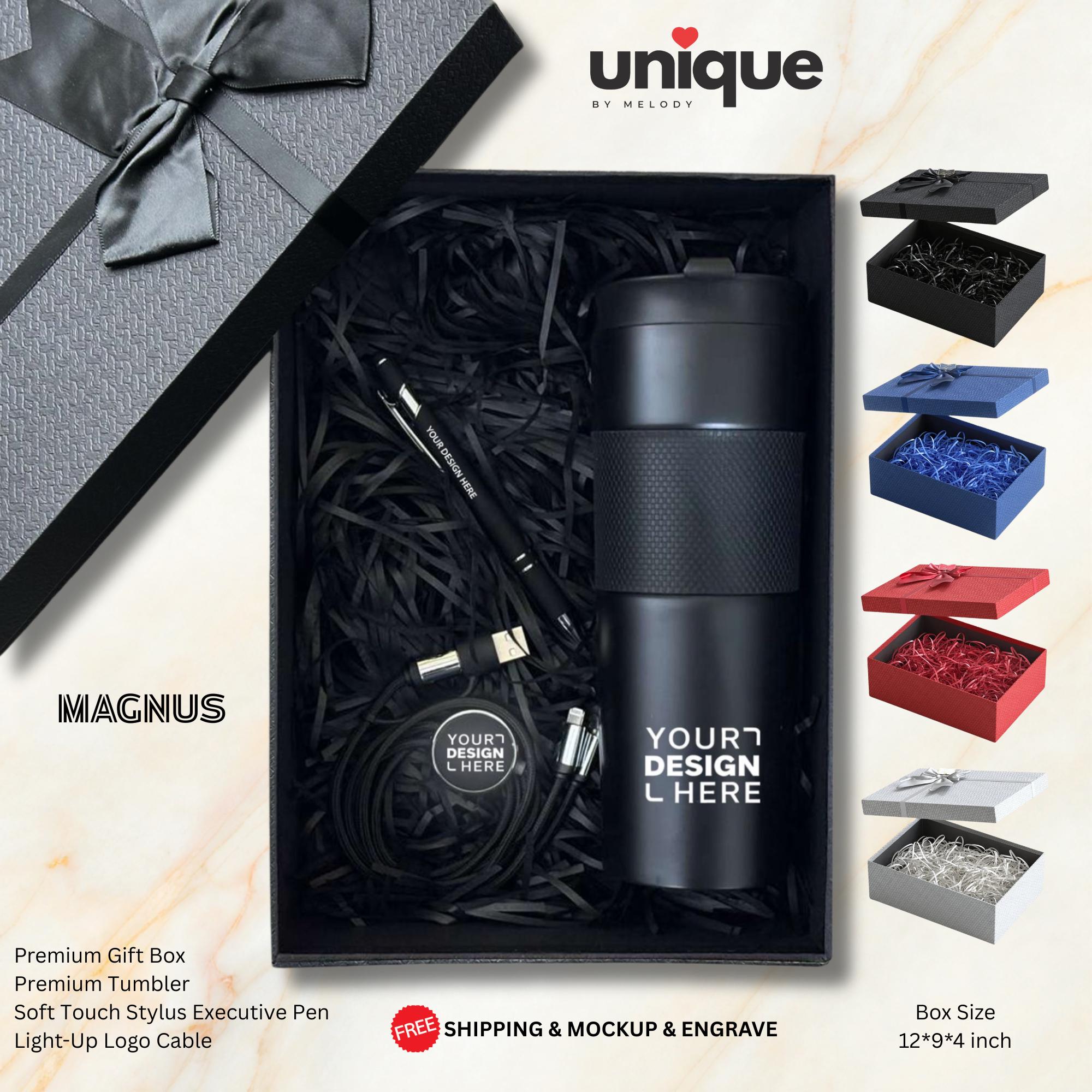 Corporate Gift Box with Custom Logo Thermos Employee Onboarding Client Appreciation Gift Trade Show Giveaway Conference Bulk Company Orders