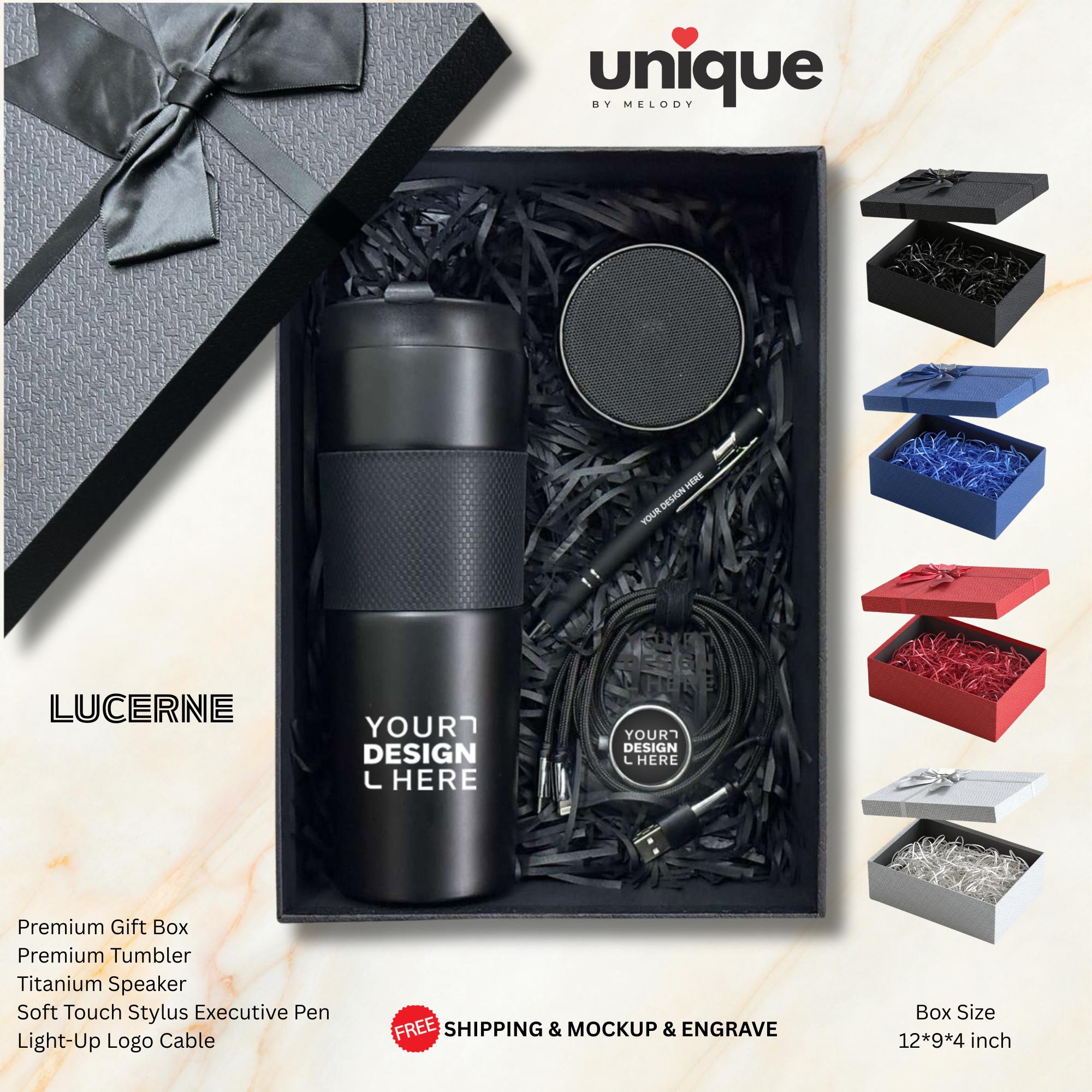 Executive Corporate Gift Box VIP Client Leadership Appreciation Custom Logo Business Holiday Tech Gift Set Company Event Bulk Order