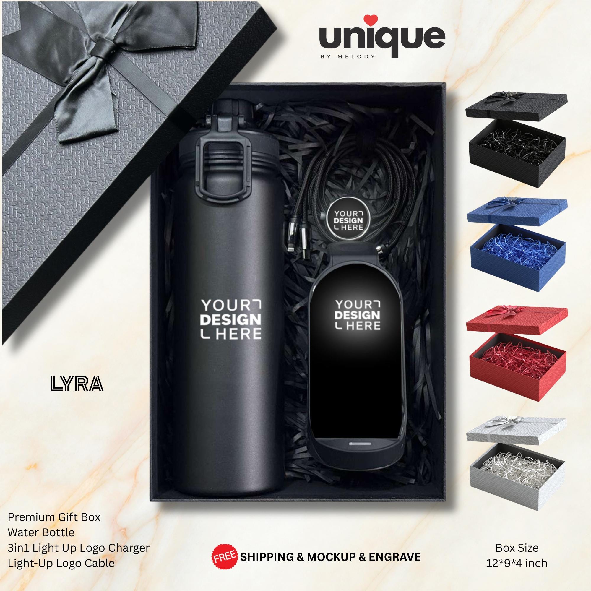 Executive Corporate Gift Box Leadership Appreciation VIP Client Director Manager Recognition Custom Logo Business Set Bulk Company Order
