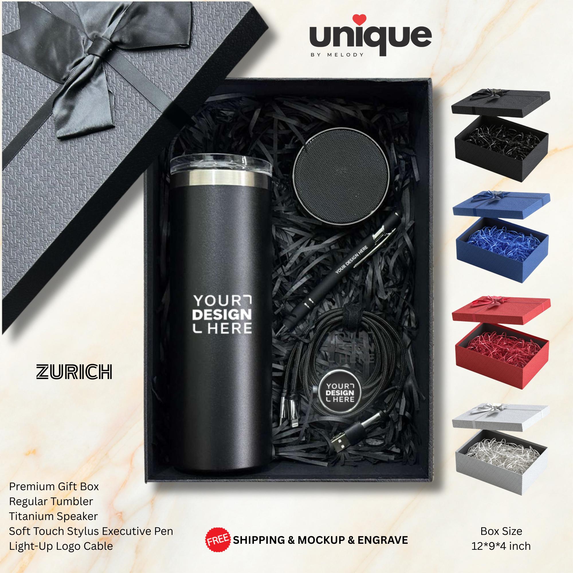 Executive Corporate Gift Box VIP Client Leadership Appreciation Custom Logo Business Holiday Tech Gift Set Company Event Bulk Order