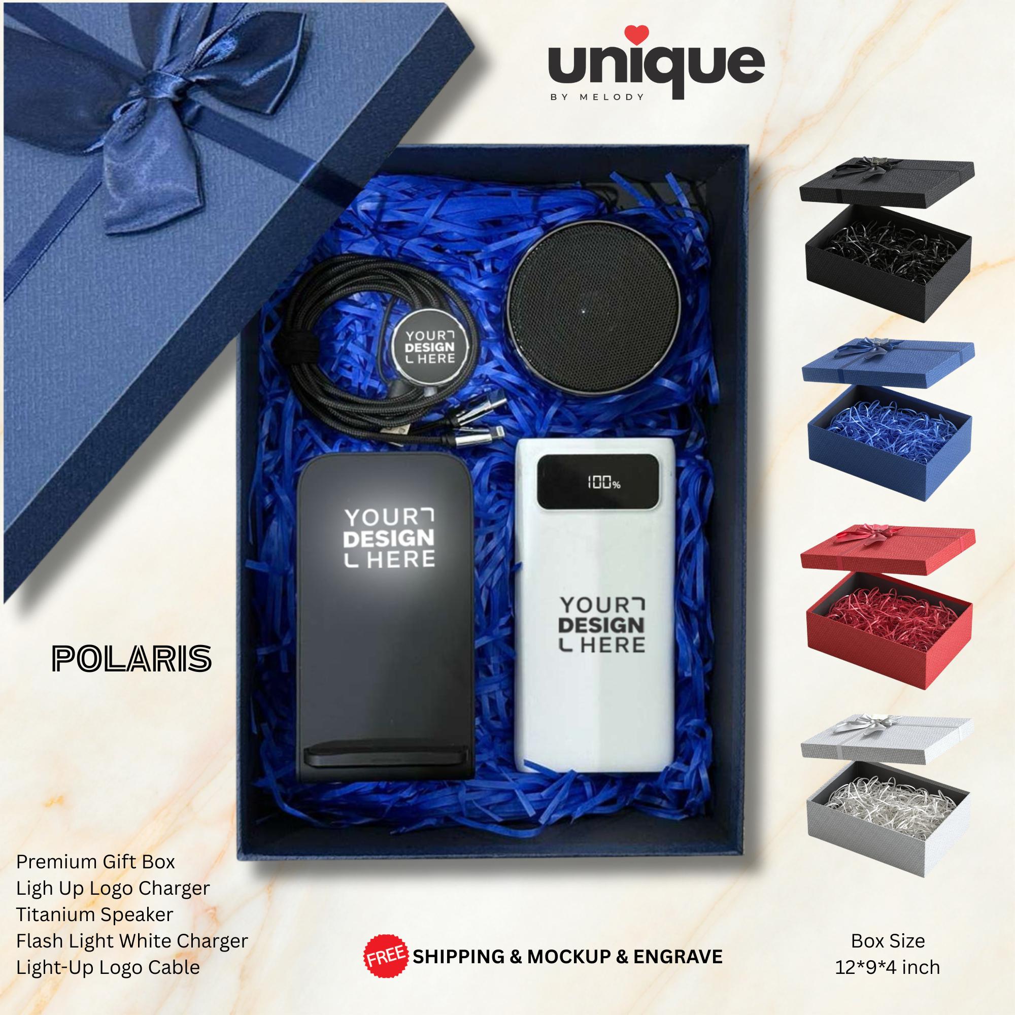 Executive Tech Gift Box Custom Logo Corporate Gift VIP Client Appreciation Leadership Recognition Business Bulk Order
