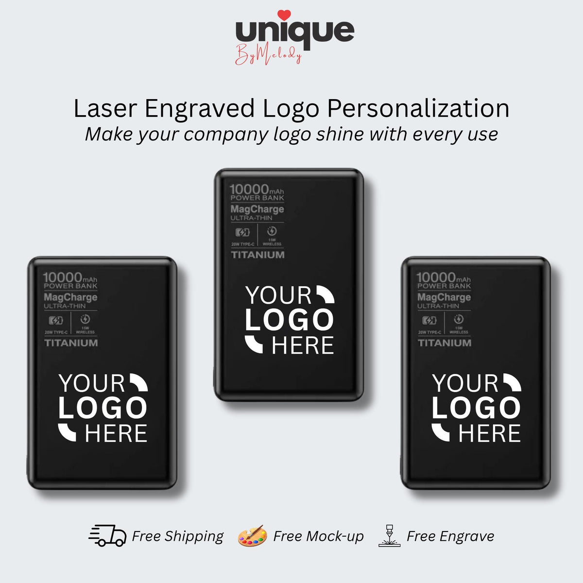 Luxury Corporate Gift Box with Titanium MagSafe Portable Charger Personalized Executive Gifts for Employees Clients and Business Partners