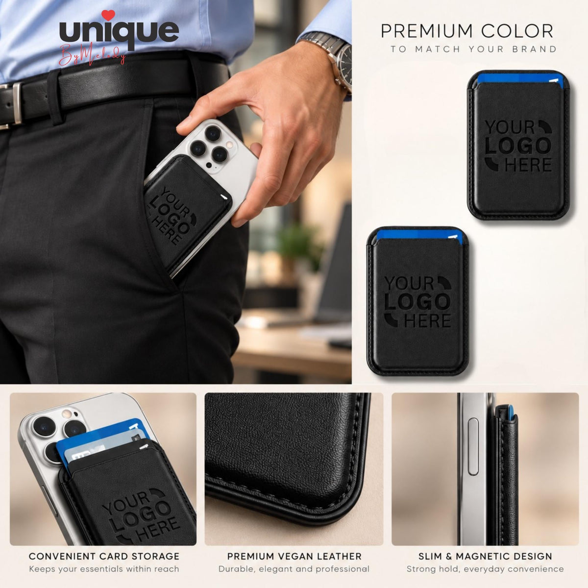Luxury Corporate Gift Box with ANC Earbuds and MagSafe Wallet Personalized Executive Gifts for Employees Clients and Business Events