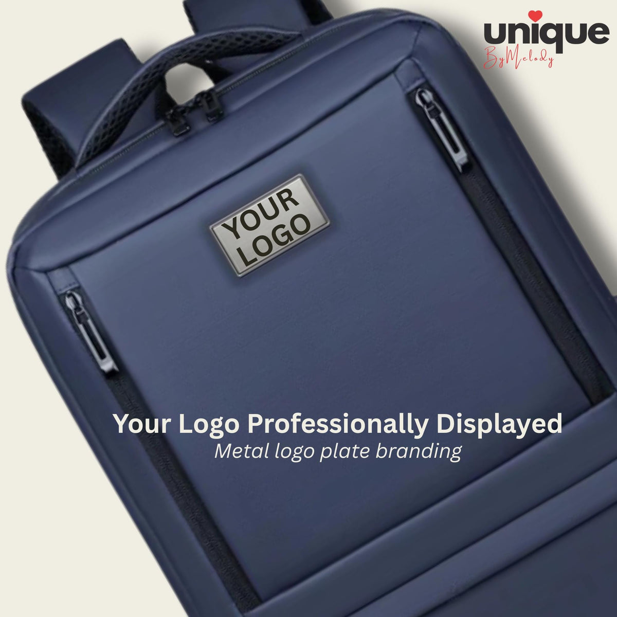 Custom Logo Oxford Backpack Laser Engraved Business Laptop Bag Corporate Gifts for Employees Clients and Executives