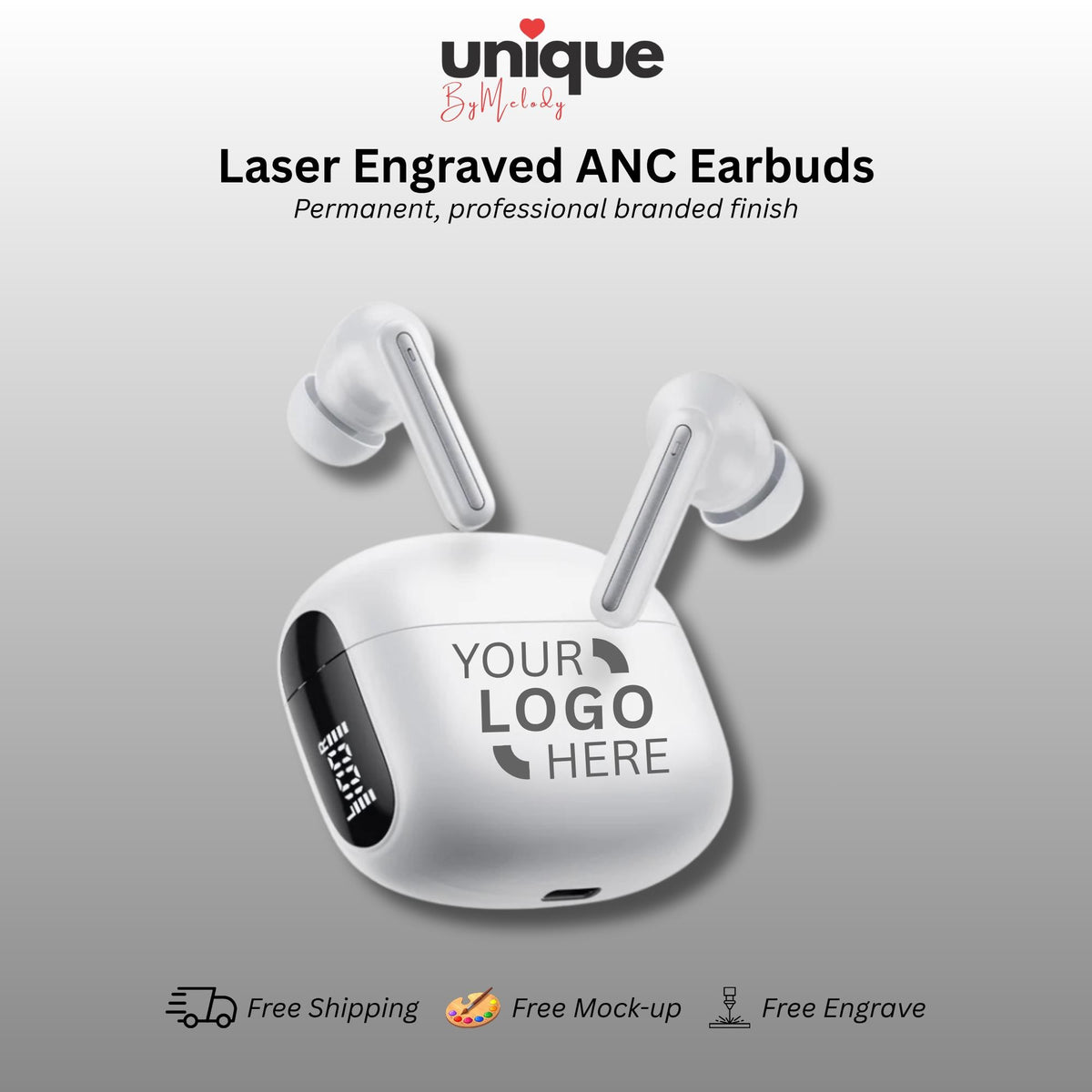 Luxury Corporate Gift Box with ANC Earbuds and MagSafe Wallet Personalized Executive Gifts for Employees Clients and Business Events
